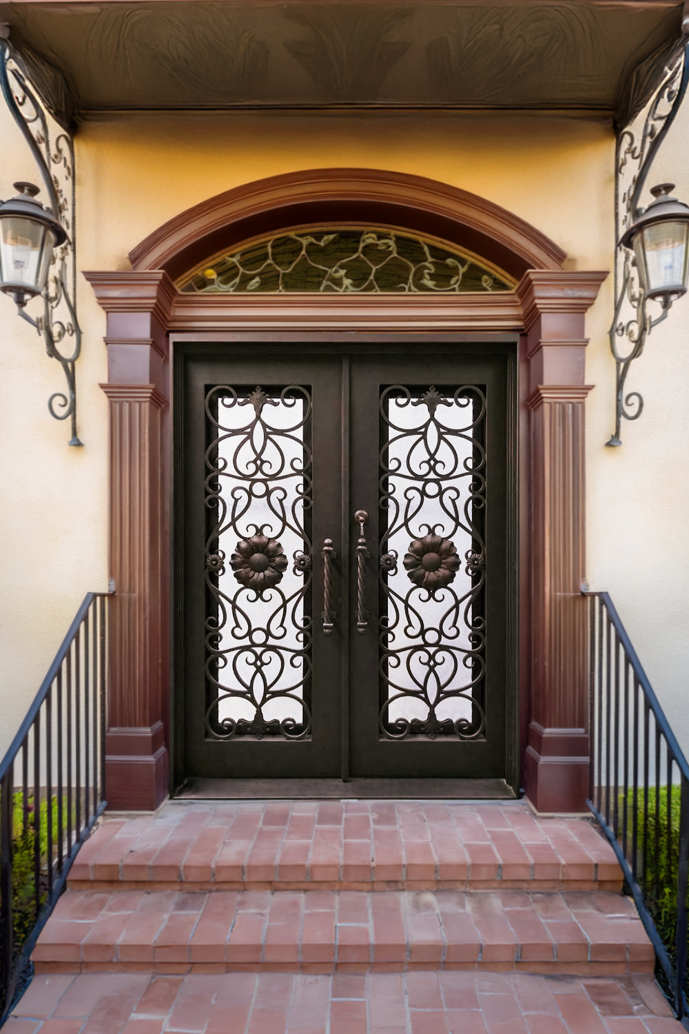 Sunflower Lavalier Iron Door