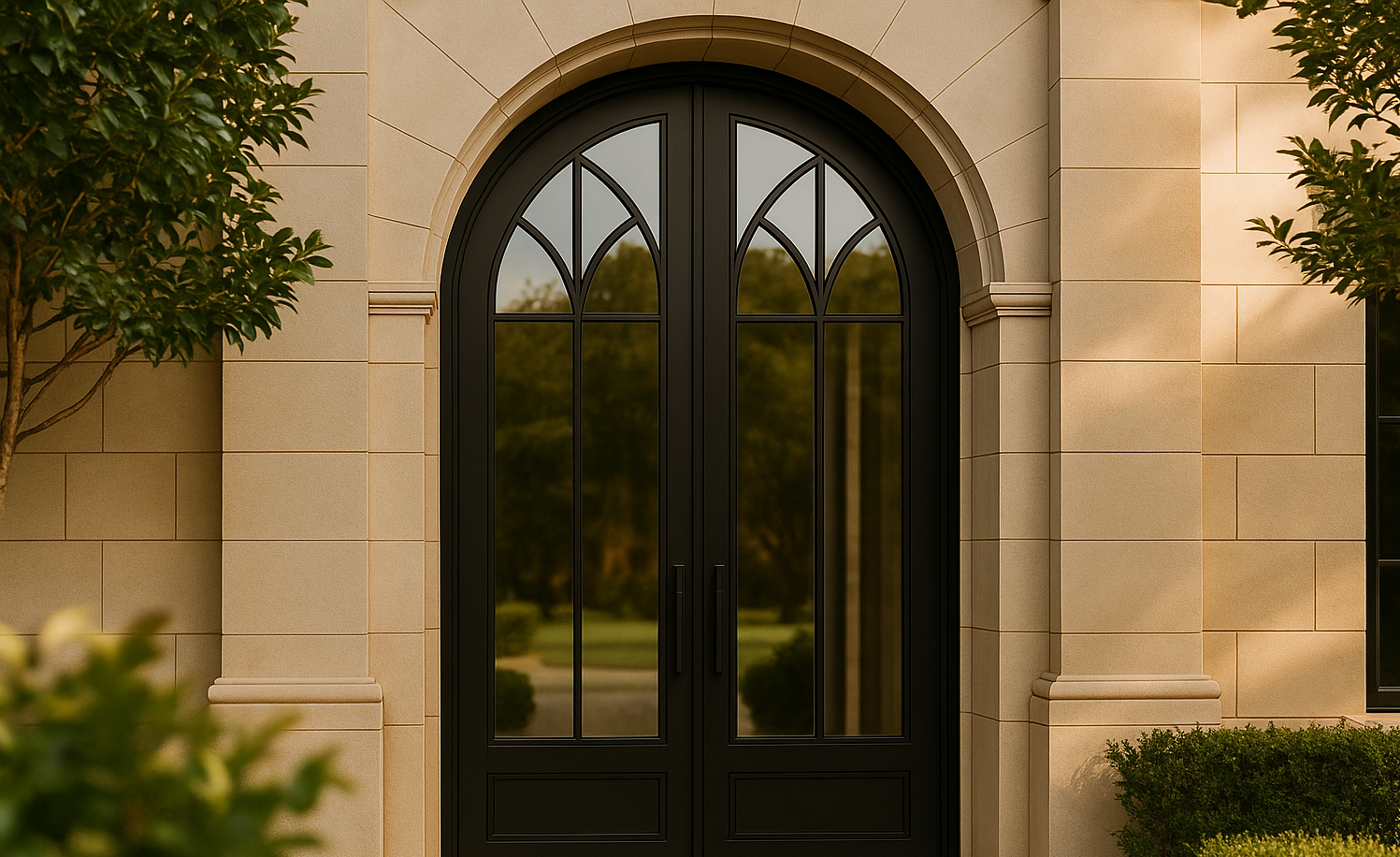 Wrought Iron Door Entryway