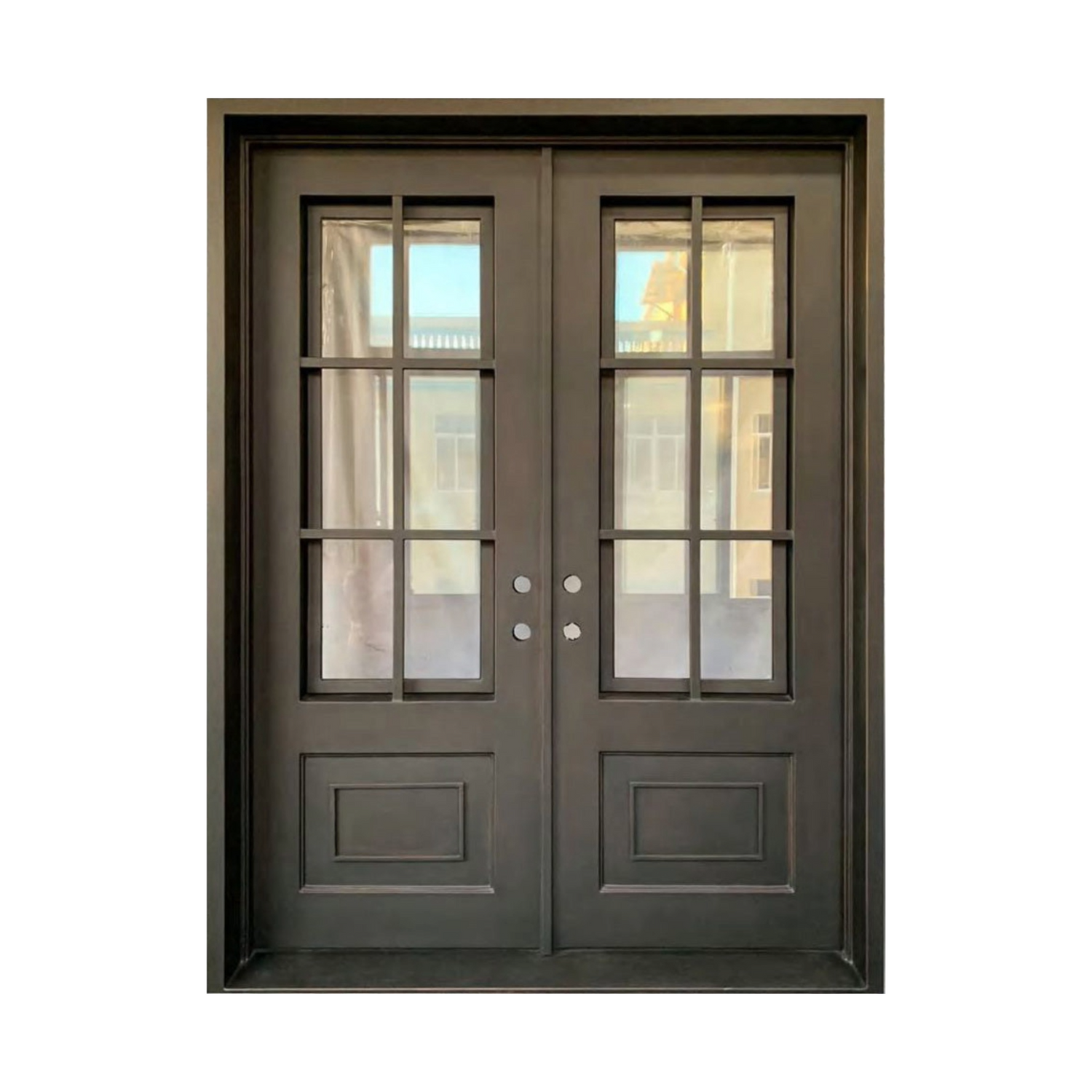 Minimalist Iron Doors